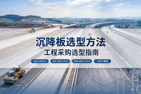 铁力沉降板选择方法